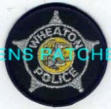 ILLINOIS,WHEATON POLICE HAT PATCH 1_wm